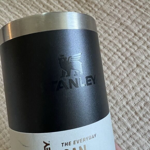 Stanley Stainless Steel The Everyday Can Cooler Can Chiller 10oz 295mL Black NEW - Picture 6 of 9